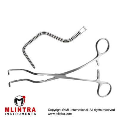 Dale Atrauma Peripheral Vascular Clamp Stainless Steel, 18 cm - 7" Dale Atrauma Peripheral Vascular Clamp Stainless Steel, 18 cm - 7"